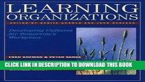 Collection Book Learning Organizations: Developing Cultures for Tomorrow s Workplace