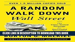 New Book A Random Walk Down Wall Street: The Time-Tested Strategy for Successful Investing