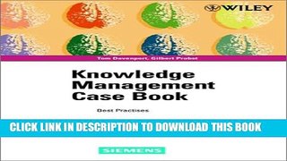 Collection Book Knowledge Management Case Book: Siemens Best Practises