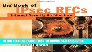 New Book Big Book of IPsec RFC s