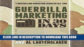 New Book Guerrilla Marketing in 30 Days