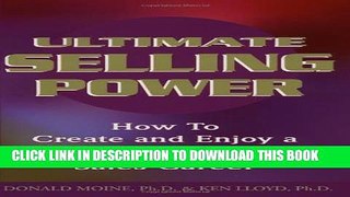 New Book Ultimate Selling Power