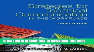 [Download] Strategies for Technical Communication in the  Workplace (3rd Edition) Paperback Online