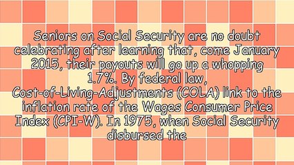Bonanza! The 1.7% Social Security COLA for 2015