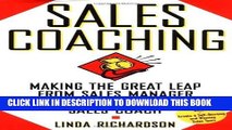 Collection Book Sales Coaching: Making the Great Leap from Sales Manager to Sales Coach
