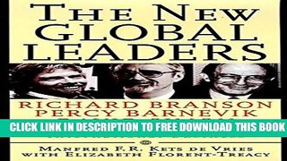Collection Book The New Global Leaders: Richard Branson, Percy Barnevik, David Simon and the