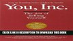 Collection Book You, Inc.: The Art of Selling Yourself