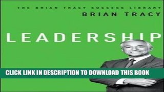 New Book Leadership (The Brian Tracy Success Library)