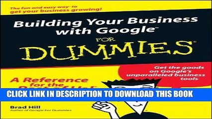 New Book Building Your Business with Google For Dummies