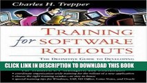 New Book Training for Software Rollouts: The Definitive Guide to Developing and Implementing