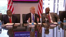 Trump rencontre des leaders afro-américains à la Trump Tower