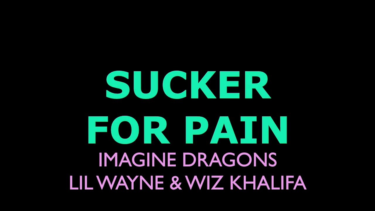Imagine Dragons, Lil Wayne & Wiz Khalifa - Sucker For Pain Karaoke Instrumental Lyrics On Screen
