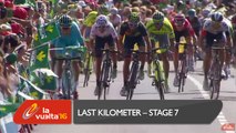 Last kilometer / Ultimo kilómetro - Etapa 7 - La Vuelta a España 2016