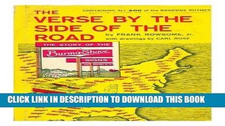 Collection Book The Verse by the Side of the Road: The Story of the Burma-Shave Signs and Jingles