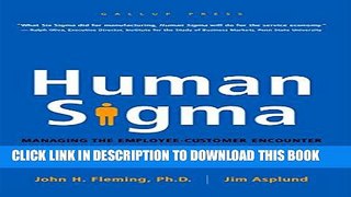 New Book Human Sigma: Managing the Employee-Customer Encounter