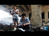 Moradores da Favela do Moinho reerguem barracos após incêndio