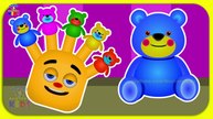 Jelly Bear Dance Finger Family Nursery rhymes for kids Baby rhyme