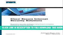 New Book Cisco Secure Internet Security Solutions