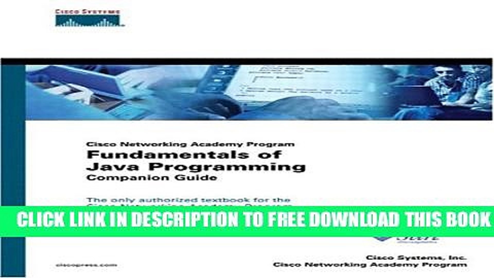 New Book Fundamentals of Java Programming Companion Guide (Cisco Networking Academy Program)