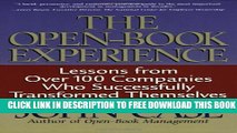 Collection Book The Open-book Experience: Lessons From Over 100 Companies Who Successfully
