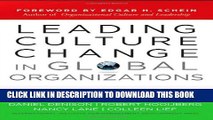 Collection Book Leading Culture Change in Global Organizations: Aligning Culture and Strategy