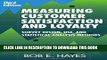 Collection Book Measuring Customer Satisfaction and Loyalty, Third Edition
