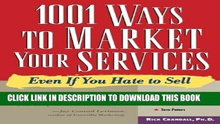 Collection Book 1001 Ways to Market Your Services: For People Who Hate to Sell