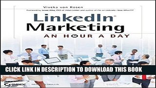 New Book LinkedIn Marketing: An Hour a Day