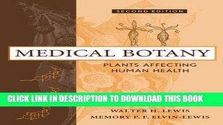 [PDF] Medical Botany: Plants Affecting Human Health Full Online