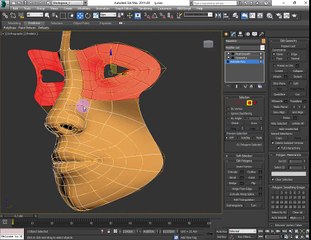 تصميم وجه ثلاثي الابعاد الدرس الخامس