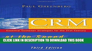 New Book CRM at the Speed of Light, Third Edition: Essential Customer Strategies for the 21st