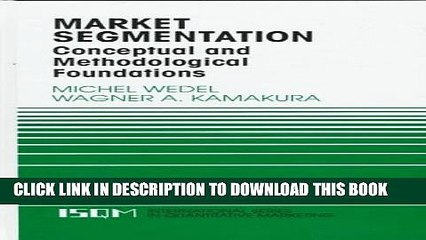 Collection Book Market Segmentation: Conceptual and Methodological Foundations (International