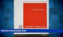 Must Have  Microeconomics, Student Value Edition Plus NEW MyEconLab with Pearson eText -- Access