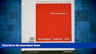 Must Have  Microeconomics, Student Value Edition Plus NEW MyEconLab with Pearson eText -- Access