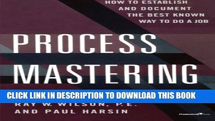 Collection Book Process Mastering: How to Establish and Document the Best Known Way to Do a Job