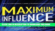 Collection Book Maximum Influence: The 12 Universal Laws of Power Persuasion