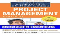 New Book The McGraw-Hill 36-Hour Course: Project Management, Second Edition