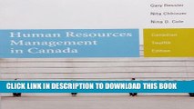 Collection Book Human Resources Management in Canada, Twelfth Canadian Edition, Loose Leaf Version