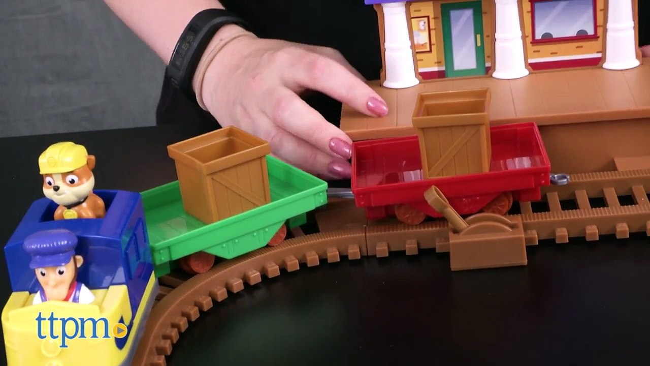 Paw Patrol Adventure Bay Railway Track Set from Spin Master