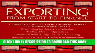 Collection Book Exporting from Start to Finance