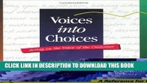 New Book Voices Into Choices