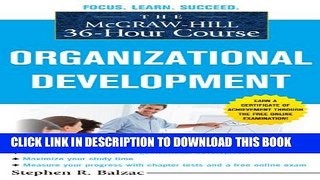 Collection Book The McGraw-Hill 36-Hour Course: Organizational Development (McGraw-Hill 36-Hour