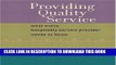 New Book Providing Quality Service: What Every Hospitality Service Provider Needs to Know
