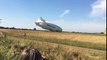 Airship crash, Airlander 10 crashing into the ground cardington shed airship