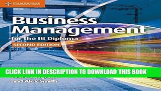 Collection Book Business Management for the IB Diploma Coursebook