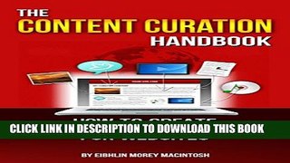 New Book The Content Curation Handbook - How to create curated content for your website