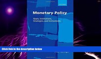 READ FREE FULL  Monetary Policy: Goals, Institutions, Strategies, and Instruments  READ Ebook