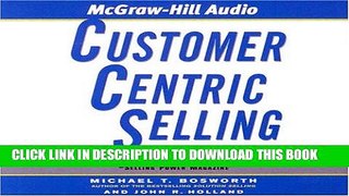 New Book CustomerCentric Selling