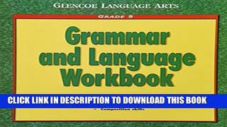 Collection Book Glencoe Language Arts Grammar And Language Workbook Grade 9