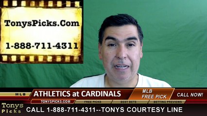 Download Video: St Louis Cardinals vs. Oakland Athletics Free Pick Prediction MLB Baseball Odds Series Preview